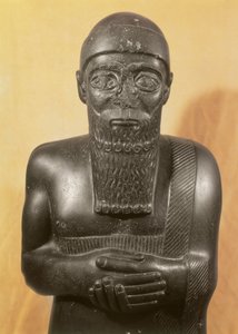 Statua del re Ishtup-Ilum, da Mari, Medio Eufrate